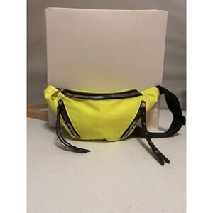 Like Dreams Neon Yellow Trendy Fanny Pack Bag With Buckle